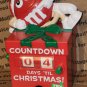 M&M's Countdown Days 'Til Christmas Candy Dispenser Santa Red Character GALERIE