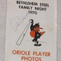 Vintage Bethlehem Steel Family Night 1970 Oriole Player Photos Robinson Palmer Powell Signature