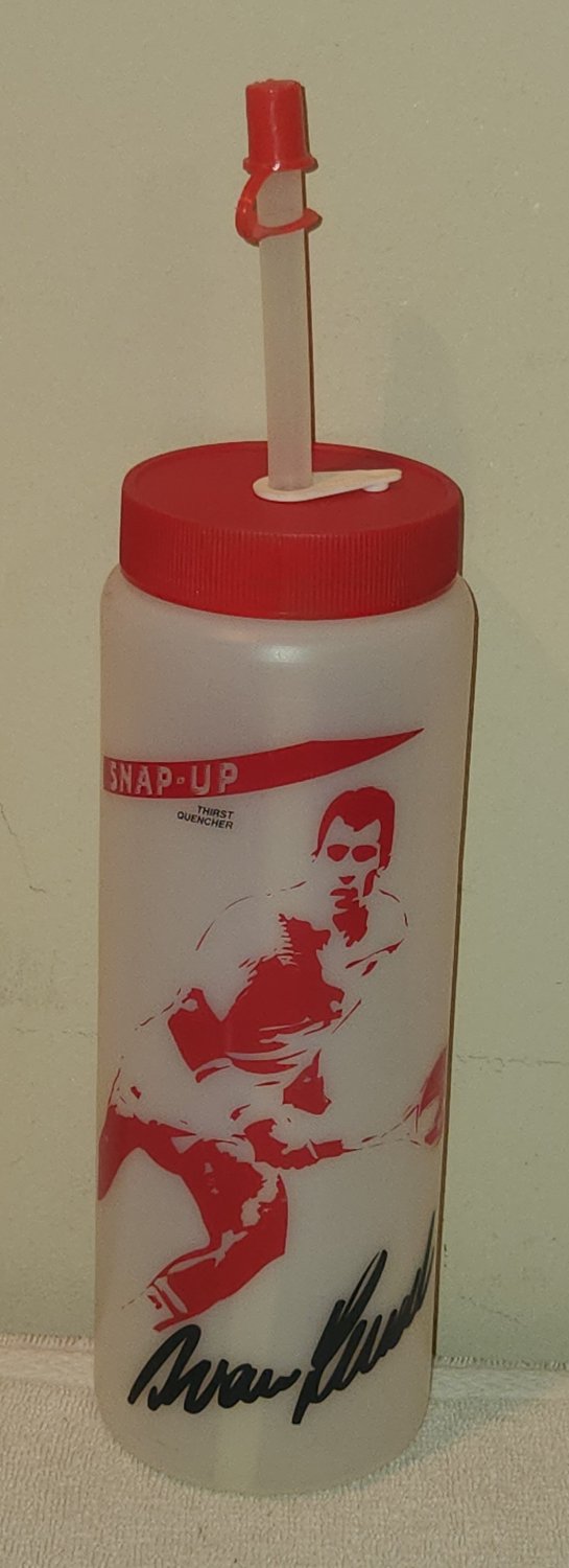 Ivan Lendl Snapple Snap-Up Thirst Quencher Water Bottle Facsimile Signature 1990 Tennis Star