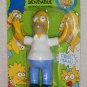 The Simpsons Family Bendable Action Figures Set 8 Total Jesco Homer Marge Bart Lisa Maggie 1990