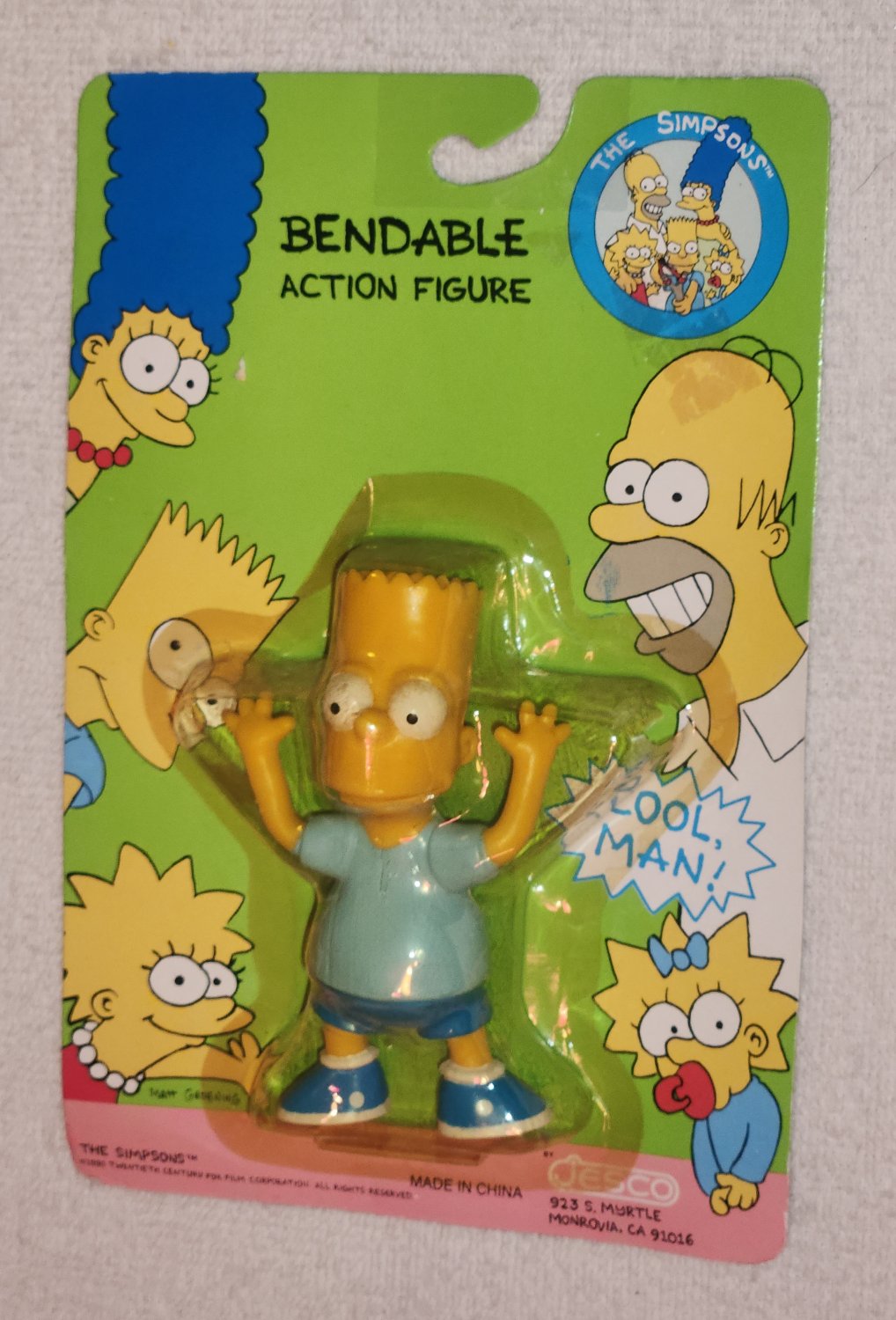 The Simpsons Family Bendable Action Figures Set 8 Total Jesco Homer