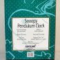Dancing Snoopy Feet Pendulum Wall Clock Fantasma 14-505 Never Used Peanuts Gang