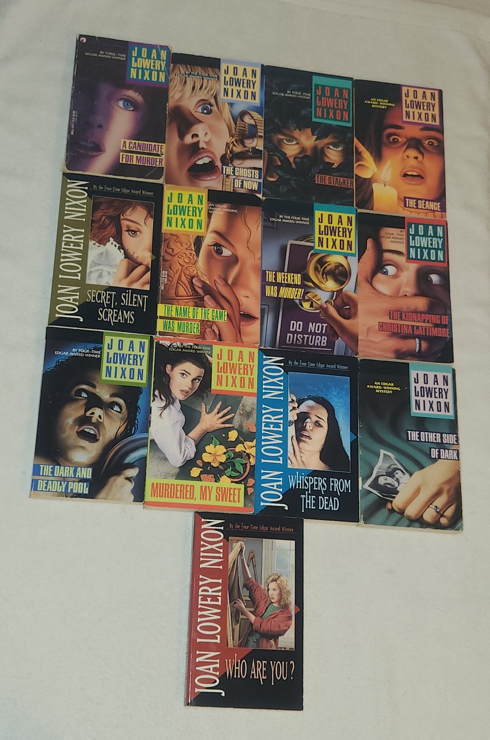 Joan Lowery Nixon Softcover Paperback Book Lot of 13 Mystery Novels Murder Kidnapping
