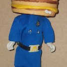 McDonald's Remco Officer Big Mac 6¾ Inch Posable Doll Figurine Whistle 1976