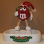 M&M's Red Animated Candy Dish Lot Talking Musical Santa Christmas Telco Battery  Operated