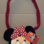 Minnie Mouse Head Plush Zippered Purse Mickey's Stuff For Kids Pyramid Handbags 84990 Disney