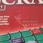 Scrabble LARGE PRINT Tile Lock Crossword Game NIB Factory Sealed 1234 Hasbro 2019