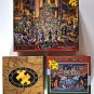 Dowdle 500 Piece Jigsaw Puzzles (4) Sun Valley Hometown Christmas Through Woods Light-Up COMPLETE