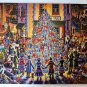 Dowdle 500 Piece Jigsaw Puzzles (4) Sun Valley Hometown Christmas Through Woods Light-Up COMPLETE