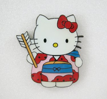 Hello Kitty in Kimono anime Pin