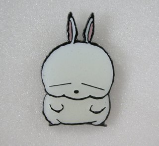 Mashimaro White Mashi Maro anime Pin