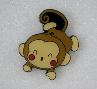 Monkichi Monkey Happy anime Pin