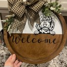 Wooden door hanger