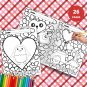 valentines alphabets coloring pages | Valentine's Day Trace & Color Pages | Perfect for Kids  Adults
