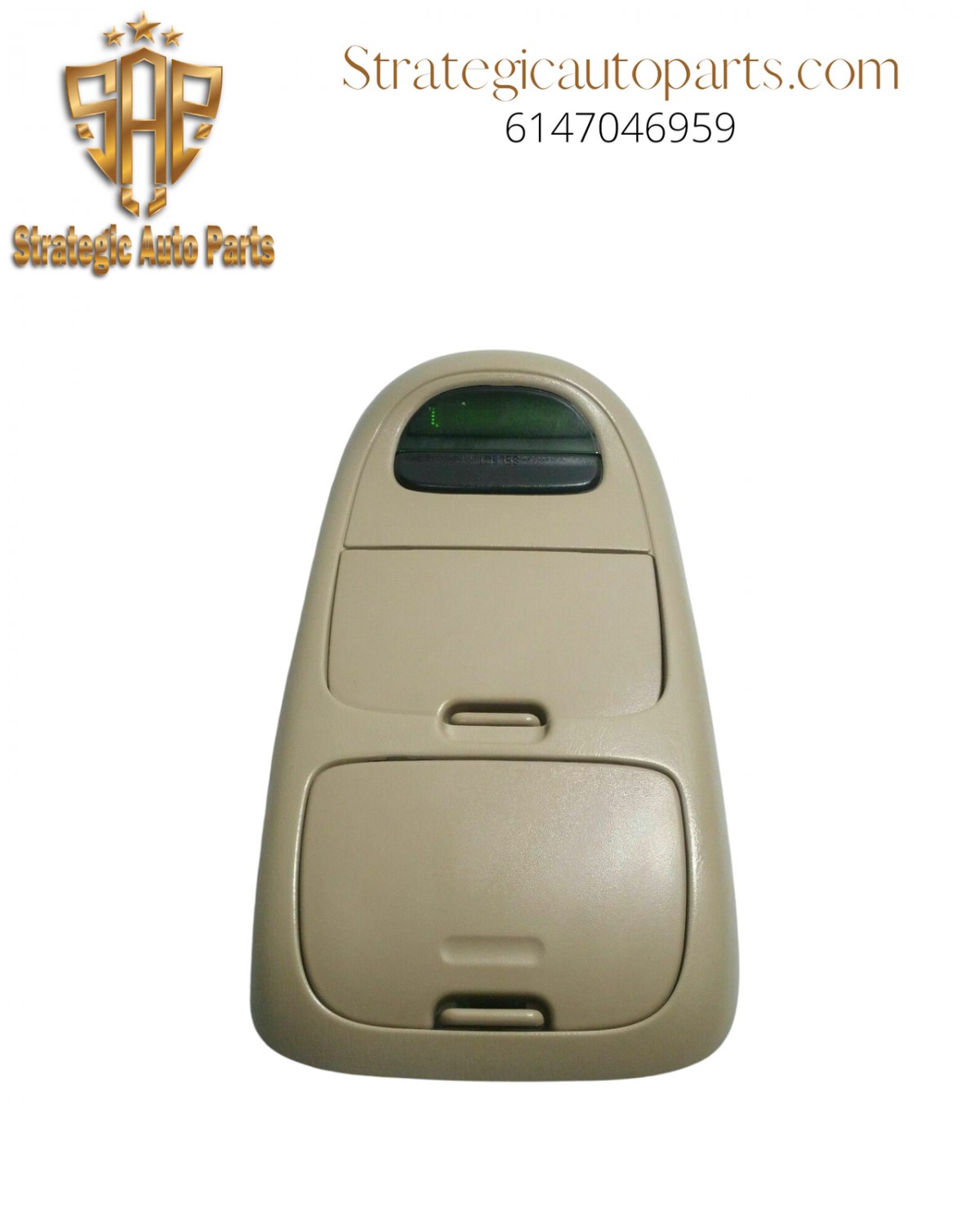 19992003 FORD F150 OVERHEAD CONSOLE COMPASS DISPLAY GRAY