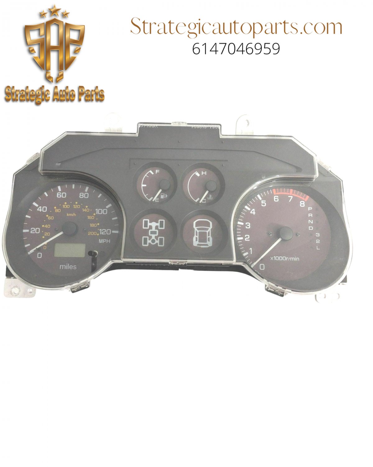 2003-2004 MITSUBISHI MONTERO INSTRUMENT CLUSTER SPEEDOMETER