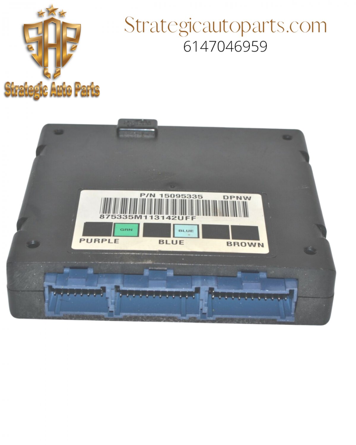 2002 TAHOE SUBURBAN YUKON BCM BODY CONTROL MODULE 15095335