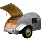 8' Teardrop Camper Trailer DIY Plans Tear Drop Vintage Camper RV Build Your Own