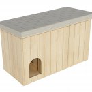 Dog House Plans DIY Large Outdoor Wooden Pet Shelter Kennel Doghouse All Weather