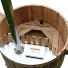 Cedar Wood Hot Tub Plans DIY Outdoor Spa Bath jet tub Relax Woodworking Build Your Own