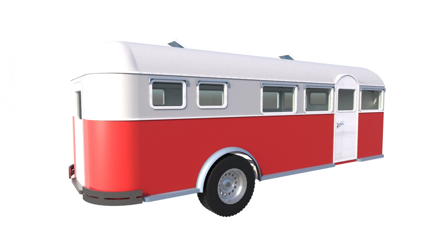 23' Gooseneck Camper Trailer DIY Plans Camping RV Caravan 5th Wheel