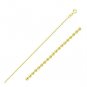 14k Solid Yellow Gold Chain Round Bead Ball Chain Necklace - All Sizes