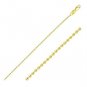 14k Solid Yellow Gold Chain Round Bead Ball Chain Necklace - All Sizes