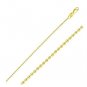 14k Solid Yellow Gold Chain Round Bead Ball Chain Necklace - All Sizes