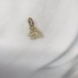 14k Yellow Gold Solid Oh Sh!t Charm Pendant Small