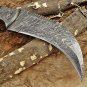 Handmade Damascus Krambit Knife | Damascus Steel Hunting Knife | Handmade Knife