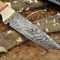 Handmade Knife, Fixed Blade Tracker Knife | Damascus Tracker Knife