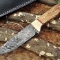 Handmade Knife, Fixed Blade Tracker Knife | Damascus Tracker Knife