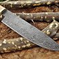 Handmade chef's knife | Handmade Damascus chef's knife with individual handle | Gift for all