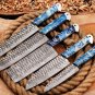 Handmade Knives | Damascus Steel Chef's Knife Set | Perfect Gift | Cooking Set