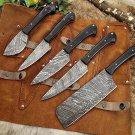 Handmade Damascus Steel Chef Knife Set - Perfect Gift for Cooking Enthusiasts