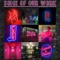 Night lights Neon bar Open neon sign business, Open neon office sign, Salon neon sign led neon light