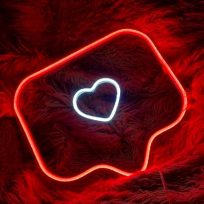 Like led sign, Like Neon Sign bedroom, Instagram neon sign art, Like wall decor aesthetic decor