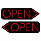 Open Neon Sign, Business Open Sign, Red Neon Open Sign for any type of business