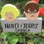 Personalized   wood garden sign