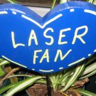 Kettle Moraine Laser Fan Heart shaped Wood Garden Sign
