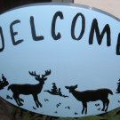 Welcome Deer Sign