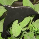 Dolphin Wood Plant Poke Silhouette black
