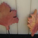 2  Wood leaves Fall decoration