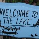 Welcome to the Lake wood garden sign