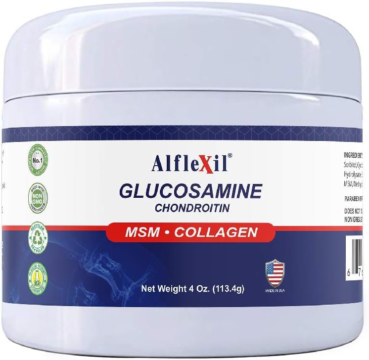 ALFLEXIL Glucosamine and chondroitin cream with MSM and collagen