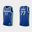 Men's & New Dallas Mavericks #77 Luka Doncic Blue Stitched Basketball Jersey