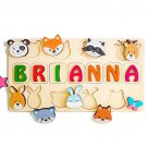 Name Puzzle for Toddlers, Personalized Christmas Gift for Kids Name Sign for Baby Girl & Boy