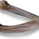 Pet Qwerks Wishbone BarkBone - Nylon Chew Toy for Aggressive Chewers - Bacon Flavor