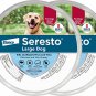 Seresto Flea and Tick Collar for Dogs, Tick Collar for Large Dogs (Over 18 Pounds), 2 Pack