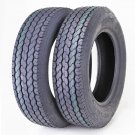 2 New Premium FREE COUNTRY Trailer Tires ST 205/75D15 - 11021